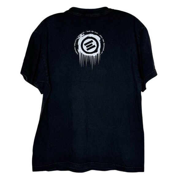 Explosive Industries Black Short Sleeve Graphic Shirt Size M Punk Rock - Picture 4 of 8